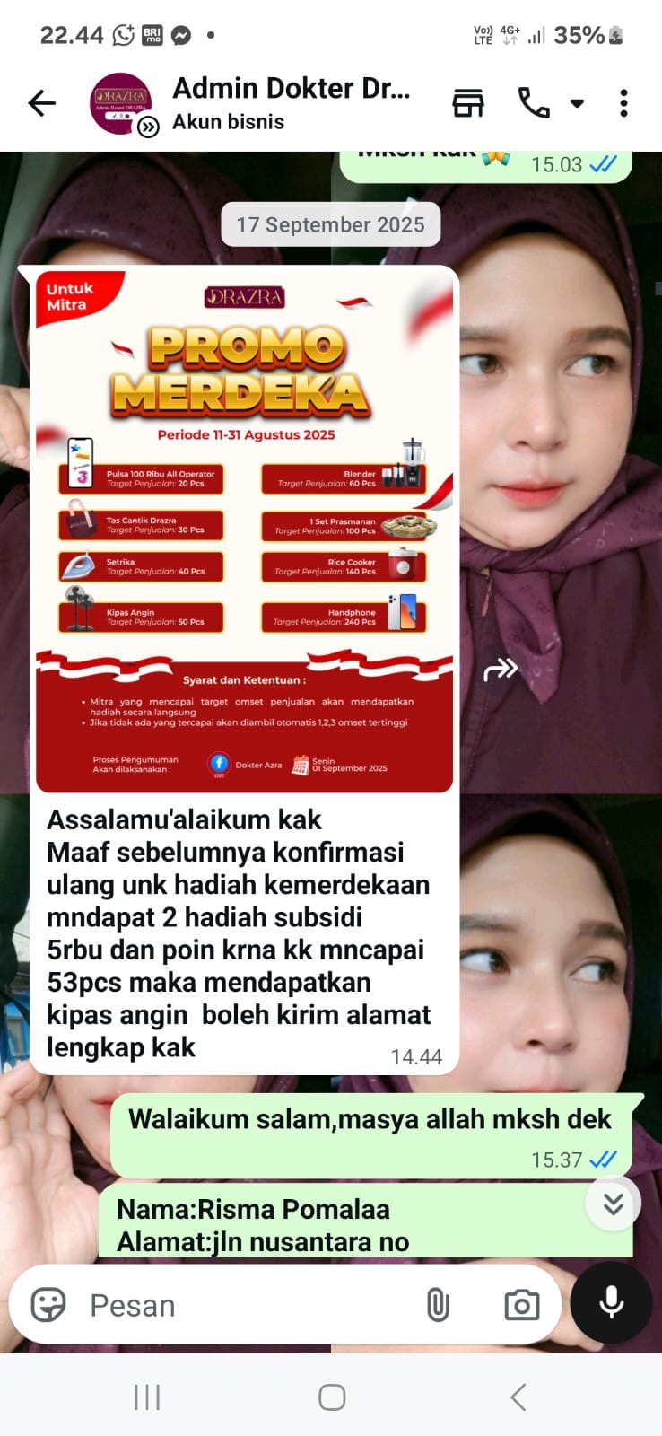 Bonus Apresiasi