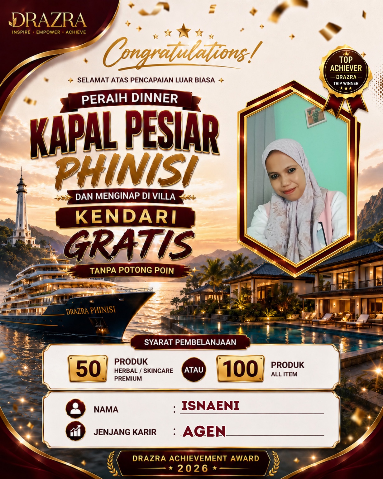 Pencapaian Isnaeni