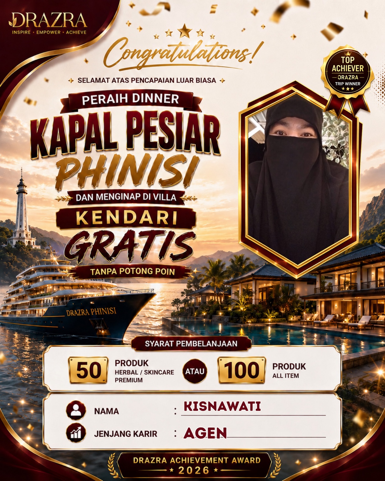 Pencapaian Kisnawati
